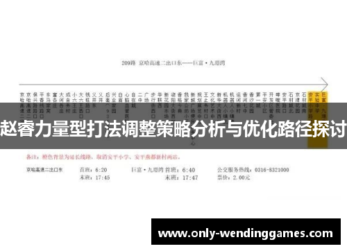 赵睿力量型打法调整策略分析与优化路径探讨 赵睿力量型打法调整策略分析与优化路径探讨